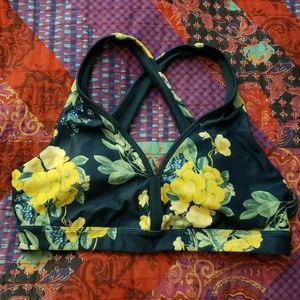 Joy Lab Floral sports bra